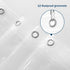 downluxe Clear Shower Curtain Liner 72x72 - PEVA 8 Gauge Duty Weight,with Grommets Holes