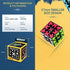 Gear Cube 3x3 with Three-Dimensional Gear Structure, Embedded Tile Design Magic Cube 3x3x3 Puzzles Toys (57mm), Suitable for Brain Development Puzzle Games for Children and Adults