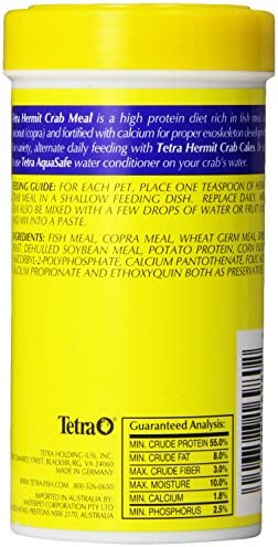 TetraFauna Hermit Crab Meal for All Land Crabs, 4.94-Ounce