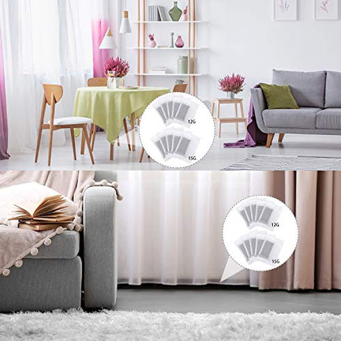 Covered Drapery Weights Curtain Weights Bottom Drapery Weights Curtain Window Pendant Weights for Home Room Outdoor Curtain Accessories (16 Pieces)