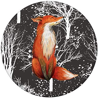 cute fox in woodland PopSockets PopGrip: Swappable Grip for Phones & Tablets