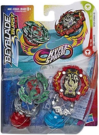 BEYBLADE Burst Rise Hypersphere Dual Pack Viper Hydrax H5 and Dullahan D5 -- 1 Left-Spin and 1 Right-Spin Battling Top Toy, Ages 8 and Up