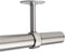 Alise Stainless Steel Shower Curtain Closet Rod Holder Pipe Flange Socket Ceiling Mount Bracket Pipe Fitting Parts Supports,2 Pcs (25mm?1-Inch Dia.?, Brushed Nickel)