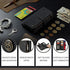 HAII Case for Moto G Stylus 5G 2021, Flip Leather Wallet Case with 10 Card Slot Holder Zipper Pocket Kickstand Magnetic Closure Shockproof Flip Folio Cover for Moto G Stylus 5G 2021 (Black)