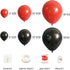 Red Black Balloon Arch Garland Kit-120pcs Red Black Balloons Setup for Baby Shower, Bridal Shower, Birthday Party, Celebrations, Aniversary