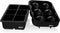 glacio Ice Cube Molds - Silicone Combo Trays - Sphere Ice Mold Ball Maker with Lid & Large Square Tray - Set of 2