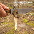 BPS Knives Adventurer - Bushcraft Knife - Fixed-Blade Carbon Steel Knife with Leather Sheath and Firestarter - Outdoor Full Tang Knife - Camping Knives - Survival Tactical Camp Knife - Utility Knife