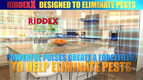 Riddex X Plus Insect Repellent - Plug in, Mouse Deterrent - Pest Reject for Defense Against Rats, Mice, Roaches, Bugs and Insects - Control Pests with No Chemicals or Poison