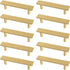 Franklin Brass Bayview Brass Simple Chamfered Pull, Cabinet Handles and Drawer Pulls for Kitchen Cabinets and Dresser Drawers, 3 Inch (76mm), 10-Pack, P40844K-117-C, Cabinet Hardware