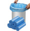Compostable Trash Bags , 13-15 Gallon Biodegradable Trash Bags Recycled Garbage Bags Unscented Wastebasket Liners for Kitchen Office(75 Counts, Blue)