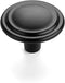 Ravinte 5 Pack 1-1/5 inch Matte Black Zinc Cabinet knobs Kitchen Cabinet Knobs Drawer Knobs Dresser Knobs Drawer Pulls Cabinet Door Knobs Dresser Drawer Handles Knobs for Dresser Drawers