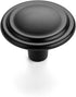 Ravinte 5 Pack 1-1/5 inch Matte Black Zinc Cabinet knobs Kitchen Cabinet Knobs Drawer Knobs Dresser Knobs Drawer Pulls Cabinet Door Knobs Dresser Drawer Handles Knobs for Dresser Drawers