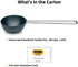 Futura Anodised Heating Pan, 4.72 IN, Black