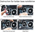 LUNQIN Car Phone Holder for Mercedes 2019-2021 Benz C Class c260 c200 c300 New GLC Class 2020-2021 GLC260 GLC300 Auto Accessories Navigation Bracket Interior Decoration Mobile Cell Phone Mount