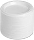 Disposable White 7 Inch Plastic Appetizer Plates For Everyday Use 200 Ct