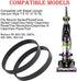 MEROM Replacement Belts for Bissell PowerForce Helix & CleanView #2031093, P/N3031120 & #32074 Vacuum Style 7 9 10 12 14 Belts (2Pack)