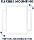 Quartet Magnetic Whiteboard, 17" x 23" Small White Board for Wall, Dry Erase Board for Kids, Perfect for Home Office & Home School Supplies, Dry Erase Marker, Magnets, White Frame (MWDW1723M-WT)