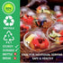 9 oz Clear Plastic Cups with Lids (NO HOLE), 30 Sets Fruit Cups with Lids for Party, Disposable Parfait Cups with Dome Lids, Dessert Cups for Pudding, Cake, Ice Cream, Cupcake, Snacks