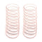 Mia Silkies Hair Ties, Silicone Hair Elastics Lasts 10 Times Longer Than Rubber Bands, Ponytail Holders for Thick Hair, Women, Teens, Athletes, Girls - Translucent Clear Color 2pks/20pcs