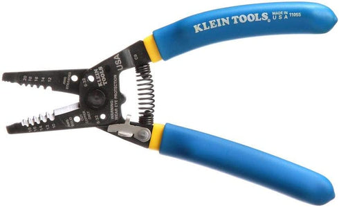 Klein Tools 11055 Wire Cutter and Wire Stripper, Stranded Wire Cutter, Solid Wire Cutter, Cuts Copper Wire