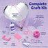 Creativity for Kids String Art Heart Light - Create a Heart Shaped String Art Lantern - String Art Kids for Kids Pink