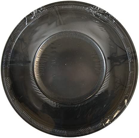 Disposable Plastic Bowls-15 oz | Black | Pack of 50