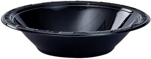 Disposable Plastic Bowls-15 oz | Black | Pack of 50