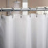Amazer Shower Curtain Rings, Rust-Resistant Metal Double Shower Hooks for Curtain Rolling Shower Curtain Hooks Rings Shower Rings for Bathroom Shower Curtain Rod , Matte Nickel, Set of 12 Rings
