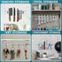 Magnetic Knife Holder for Wall - Stainless Steel Knife Magnetic Strip 18 Inch - Wall Knife Magnet Bar Rack With Hooks - Kitchen Utensil Holder and Knife Storage Holder