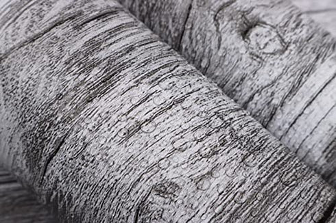 Gray Wood Rustic Contact Paper Wood Peel and Stick Wallpaper Reclaimed Wood Looking Wallpaper Removable Adhesive Wallpaper Wall Covering Shelf Vinyl Paper Roll 118.71inchX17.71inch