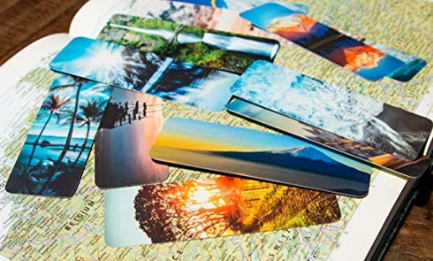 Adventure Themed Cool Bookmarks for Book Lovers - Great Book Markers for Men & Adults - Awesome Bookmarks for Boys & Students - Bulk Book Marks for Kids & Children - Classroom Incentives Livin Harmony