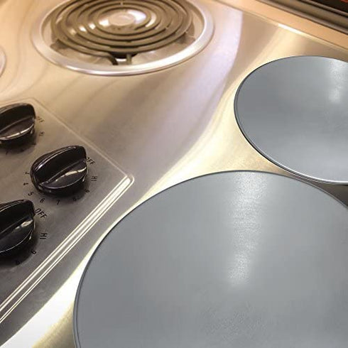 Range Kleen 550 Stainless Steel Round Burner Kovers, Set of 4