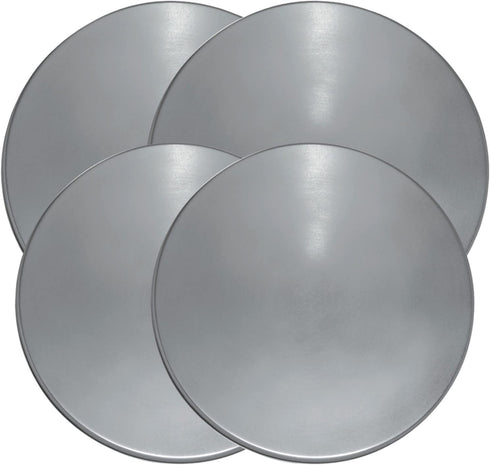 Range Kleen 550 Stainless Steel Round Burner Kovers, Set of 4