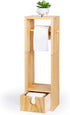 Toilet Paper Holder Toilet Paper Stand Roll Holder Stand and Dispenser with Storage for Bathroom
