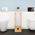 Toilet Paper Holder Toilet Paper Stand Roll Holder Stand and Dispenser with Storage for Bathroom