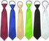 Minelife 6 Pieces Boys' Pre-tied Adjustable Necktie Elastic Neck Strap Tie for Boys, Kids, Teen, Youth Wedding Graduation School Uniforms(6 Colors)
