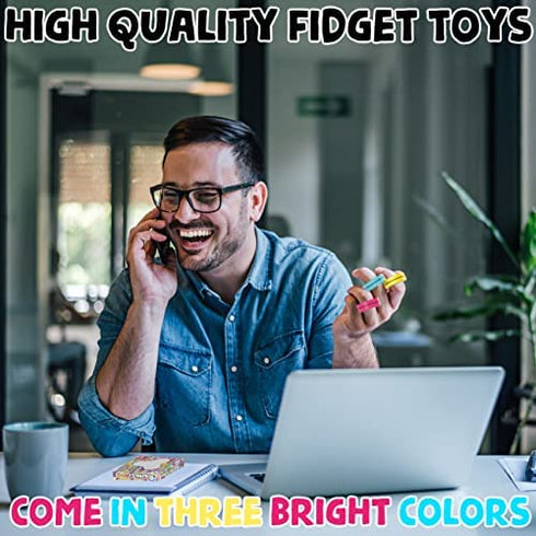 BunMo Fidget Toys - Magnetic Rings Fidget Toy Fidgets. The 123GO! Fidget Rings, Fidget Toys for Adults, Anxiety and ADHD Toys, Fidgets for Adults Teens and Kids.