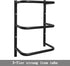 Towel Rack Holder&Organizer,Wall Mounted Metal Bathroom Towel Bar with 3 Swivel Arms 5 S-Hooks for Storage of Towels, Washcloths, Hand Towels