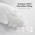 Acanva Decorative Square Throw Pillow Inserts Form Stuffer Cushion Sham Filler, 26x26'', White, 26 x 26
