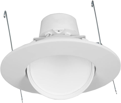11 Watt 6"-Inch Rotatable 950 Lumens Maxxima LED Retrofit Downlight Gimbal Warm White 2700k Dimmable, Energy Star