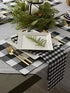 DII Gingham Check Tabletop Collection, Black, Placemat Set