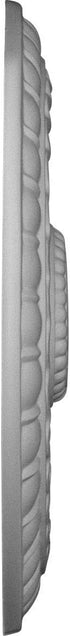 Ekena Millwork CM11LI Linus Ceiling Medallion, 11 1/4"OD x 1 1/8"P 11 1/4", Factory Primed