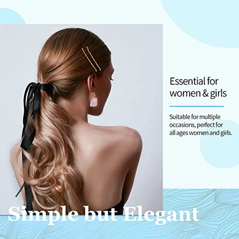 Large Bobby Pins Blonde,MORGLES 2.75" Jumbo Hair Pins Blonde Long bobby Pins for Thick Hair for Women Girls with Box-120 count