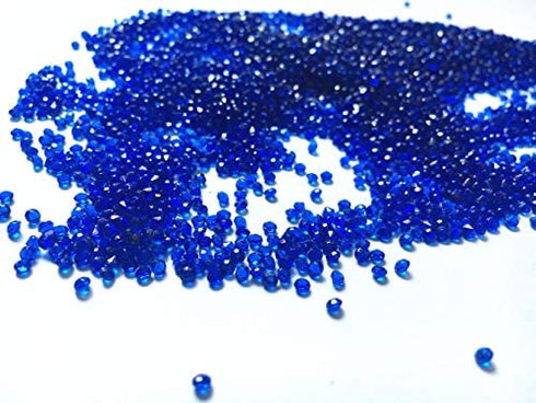 Briliant Shop 2.5mm Acrylic Color Faux Round Diamond Crystals Treasure Gems for Table Scatters, Vase Fillers, Event, Wedding, Arts & Crafts (10000 pcs) (Royal Blue)