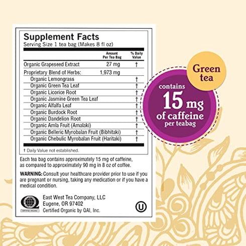 Yogi Tea - Green Tea Super Antioxidant (4 Pack) - Supports Overall Health with Licorice Root, Lemongrass, and Jasmine - Contains Caffeine - 64 Organic Green Tea Bags