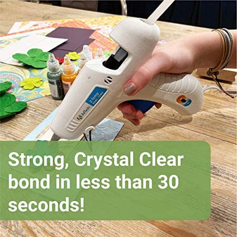 AdTech 0453 2-Temp Dual Temperature Hot Glue Gun Full Size, White