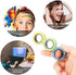 3PCS Magnetic Rings Fidget Toy Set, Idea ADHD Hand Exerciser Fidget Toys, Adult Fidget Magnets Spinner Rings for Anxiety Relief Therapy, Fidget Pack Great Gift for Adults Teens Kids