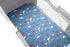 Bassinet Sheet Set 3 Pack Jersey Knit Ultra Soft Stretchy for Baby Boy Girl Compatible with Halo, MiClassic, Chicco Lullago Mattress Dinosaur Elephant Giraffe Rabbit Blue Yellow Green by Knlpruhk
