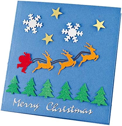 Baker Ross Christmas Sequins Value Pack — Kids' Crafts and Art Projects, Cards, Party Bags, and Decorations (56g)