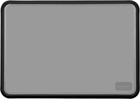 Dreamfarm Fledge | Double-Sided Cutting Board with Non-Slip Rubber Feet & Juice Grooves | Black, 9.8" x 7.1?